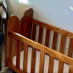 Authentic Hawaiian Koa Wood Crib