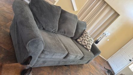 Deep oversized couch