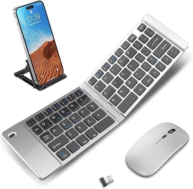 wireless folding keyboard & mouse (Bluetooth)