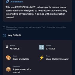 High Performance Micro Static Eliminator