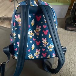 Disney lounge fly Donald Duck and Daisy backpack Disney loungefly Donald Duck and Daisy backpack