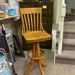 Antique draftsman Swivel Chair 1929