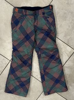 Girls Pink Purple BURTON SNOWBOARD ski Pants Medium