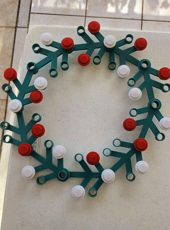 3d Printed Life Size Lego Wreath