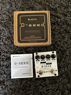 JOYO DESEED GUITAR DELAY PEDAL WITH LOOPER TAP TEMPO NEW IN BOX WITH MANUAL