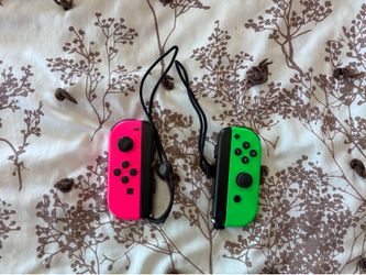 Nintendo Switch Joy-Con Pair, Neon Pink and Neon Green