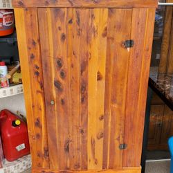 Vintage Wardrobe Hasper Cedar Chest Armoire 