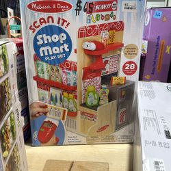  Melissa & Doug Wooden Scan It Shop Mart Set Electronic Scanner What's in Store. New