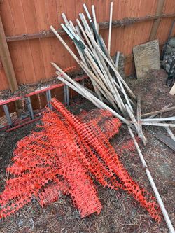 Construction fencing material