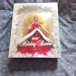 2007 Holiday Barbie Doll In Ment Condition Never Opened Apart Of The Barbie Collector Addition 