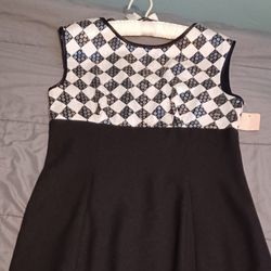 A.J. Bari petites black cocktail dress