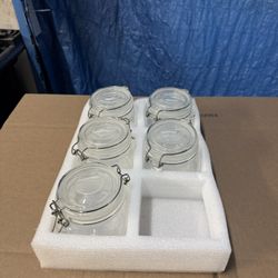 Glass jars Medium