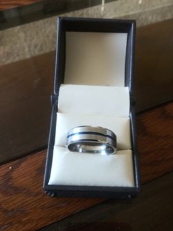 Stainless Steel Titanium Men's Ring Size 13
