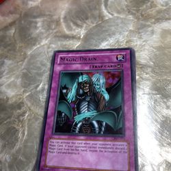 Magic Drain Yugioh Card Rare Foil