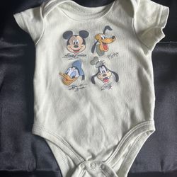 Baby Boy Mickey Mouse, Bodysuit 3-6 Months