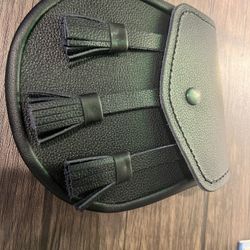 Classic Black Leather Sporran
