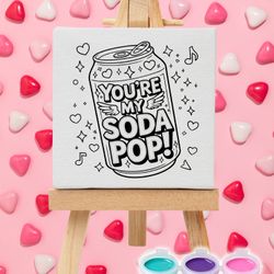 Valentines Day Paint Canvas