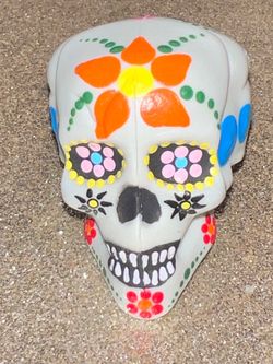 Hand-Painted Sugar Skull Decor #4