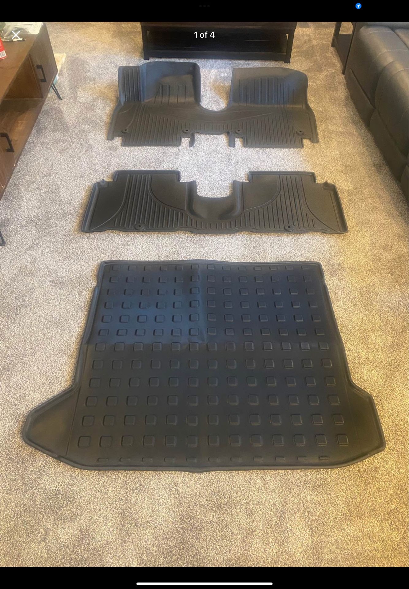 Hyundai Ioniq 5 22-24 (with Movable Console) All Weather Floor Liners