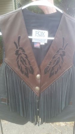Leather vest ( large)