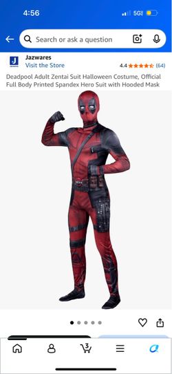 Adult  Deadpool costume