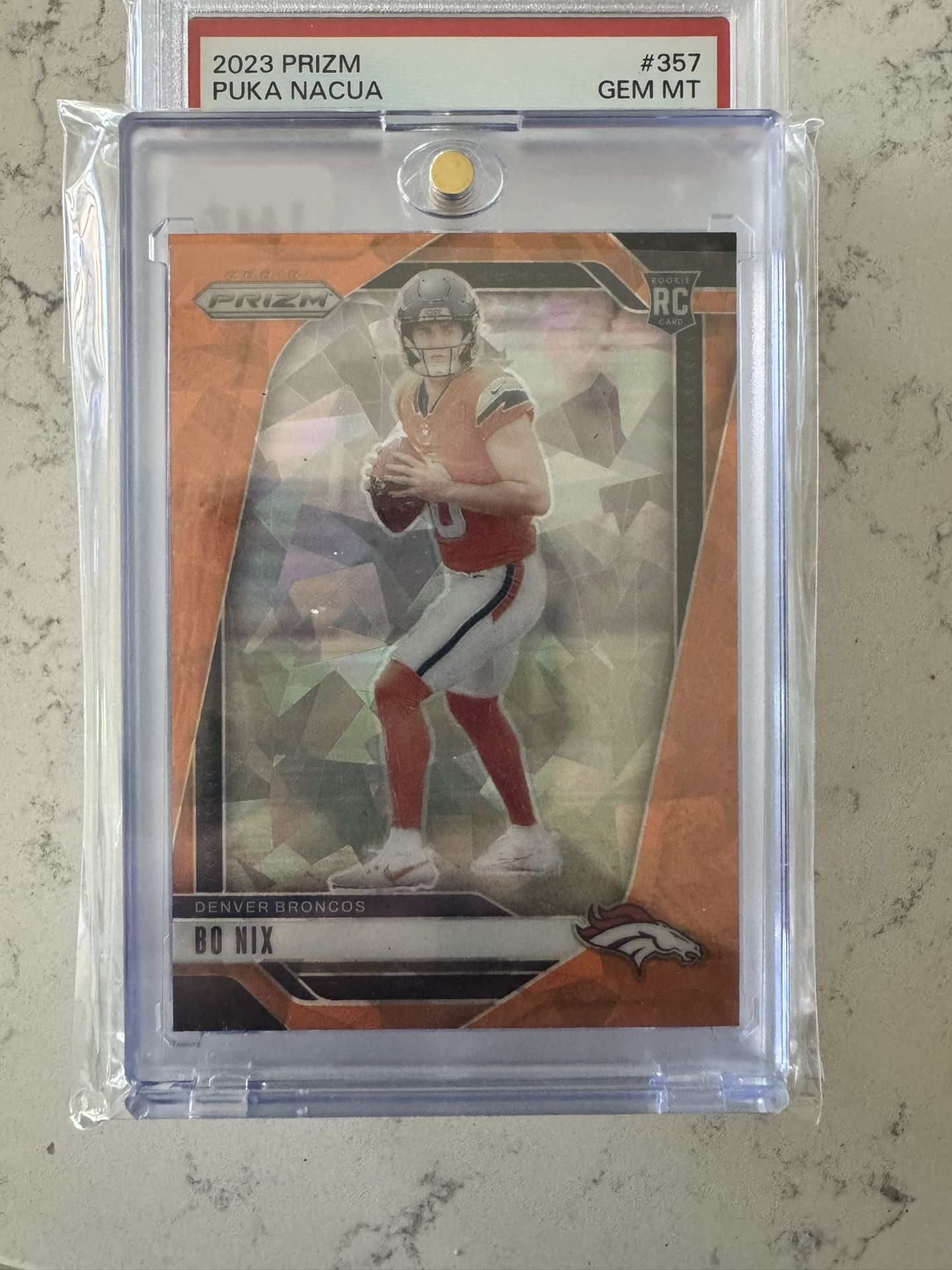 Bo Nix Orange Ice Rookie