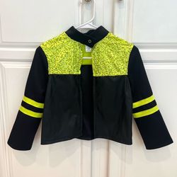 Weissman Adult M Forever 15484 Cropped Moto Jacket Dance Costume Hip Hop