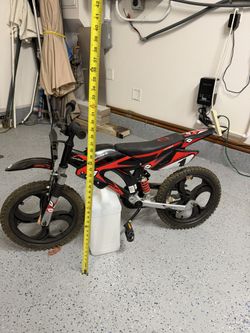 MotoBike Kids Motocross Bike 16” Red & Black – Good Condition