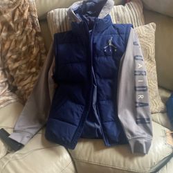 Air Jordan Puffer Vest With Hoodie