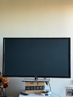 Panasonic 50” Plasma TV with Stand – $100