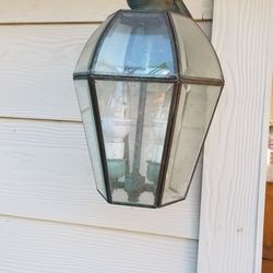 Outdoor lantern sconces