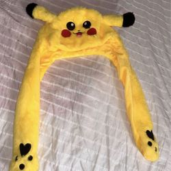 Pikachu Beanie Hat Moving Flapping Ears