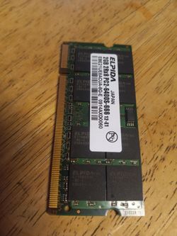 Elpida 2GB DDR2 PC2-6400S Laptop RAM