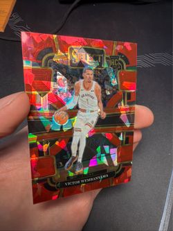 Victor wembanyama select red ice rookie