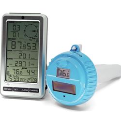 Ambient Weather WS-50-F007PF WiFi Smart Floating Pool, Spa, and Pond Thermometer with Remote Monitoring and Alerts