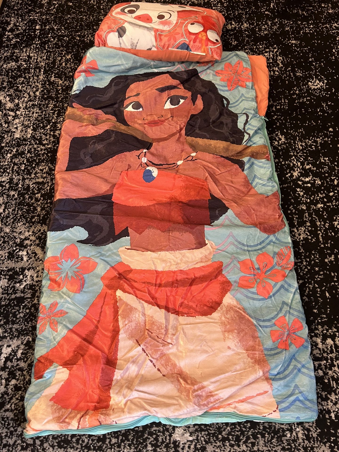 Kids Moana Sleeping Bag With Pillow