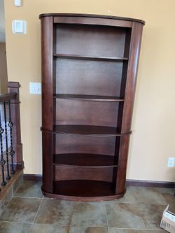 Bookcase - Dark Brown Wood