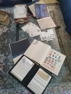 Collection of thousands of postage stamps