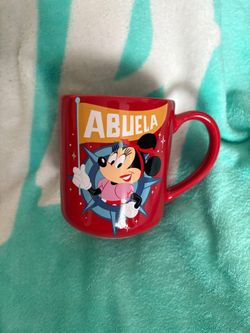 Disney Minnie Mouse Abuela Red Ceramic Mug
