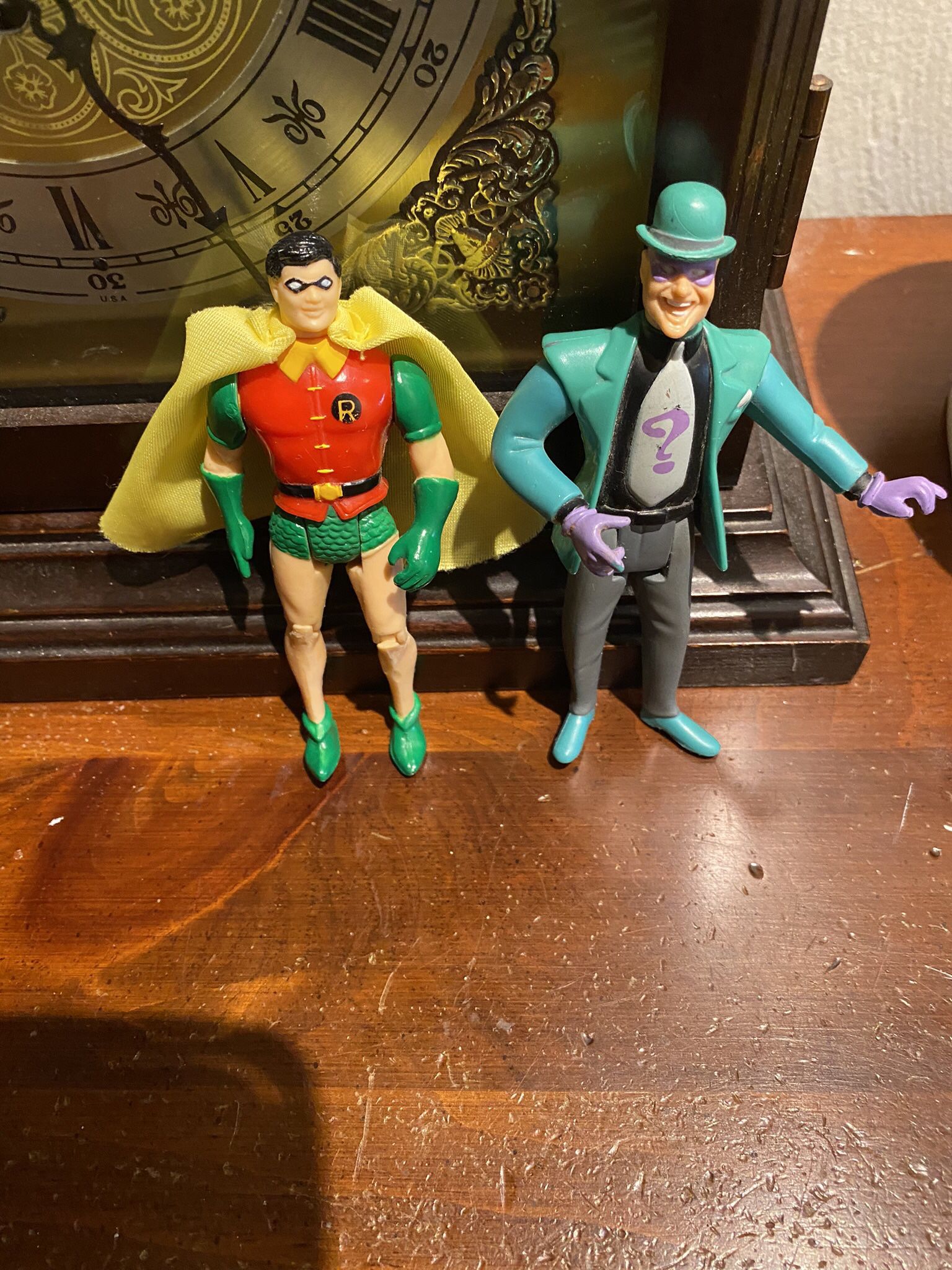 Collectable Batman Riddler and Robin Action Figures