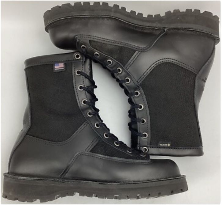 Danner Unisex Acadia 8" Leather/Nylon Military Tactical Boots Black Size 7 D