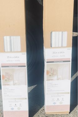 White cordless blinds