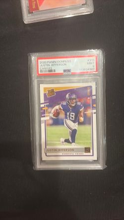 Justin Jefferson rookie PSA 9 rookie