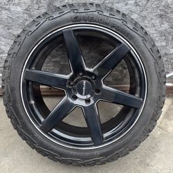 Raceline 22” Aluminum Wheel with Venom Power Trail Hunter R/T