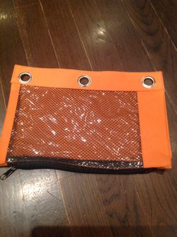 Orange pencil case