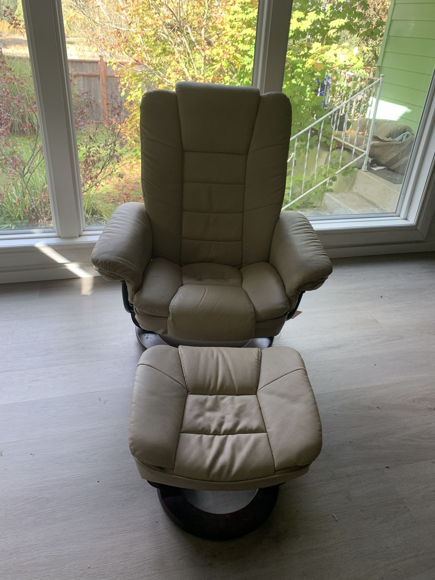 Chair And Footrest