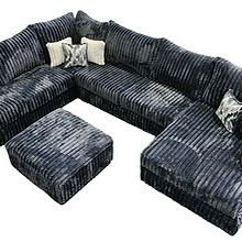 Fabric Livingroom Furniture Sectional Couches Sofa Sets 