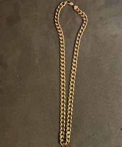 14k gold necklace .