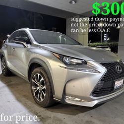 2017 LEXUS Nx200 F SPORT.  AWD