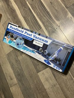 Cordless Pool Vacuum with Telescopic Pole, 18.5 GPM Powerful Suction, 1.5H Supercharge Technology, Handheld Rechargeable Pool Vacuum Cleaner for Above